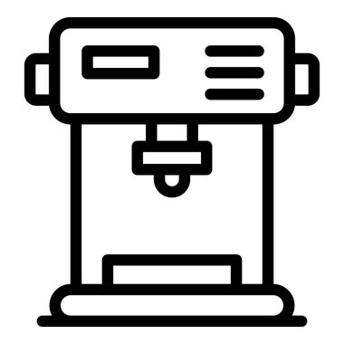 Kahve makinesi simgesi, taslak biçimi