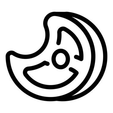 Domuz eti ikonu, özet tarzı.