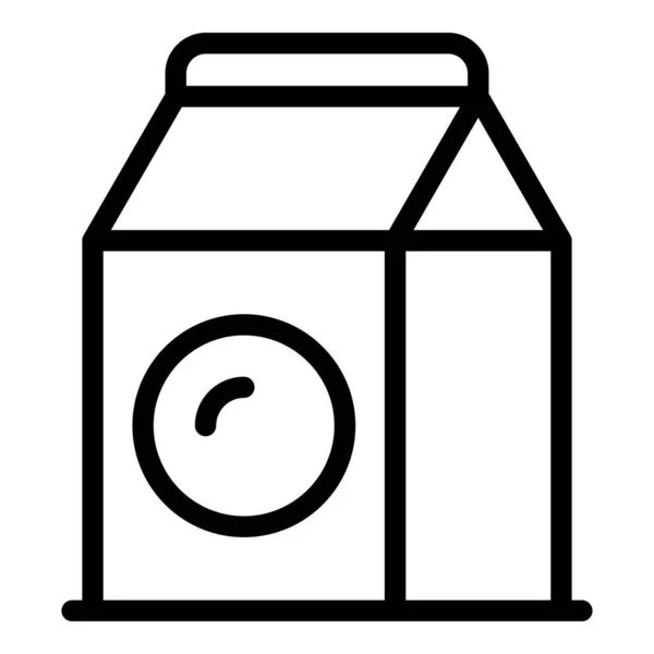 Icono del paquete molinillo de café, estilo de esquema — Vector de stock