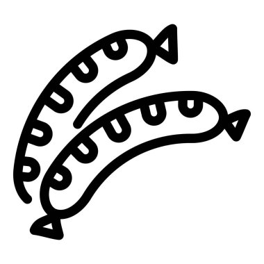 Izgara sosis simgesi, taslak biçimi