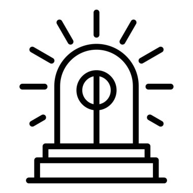 Polis teşhircisi simgesi, taslak biçimi