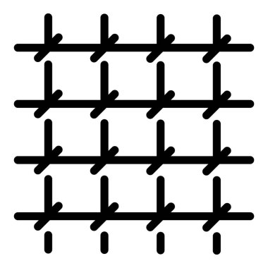 Hapishane kapısı simgesi, taslak biçimi