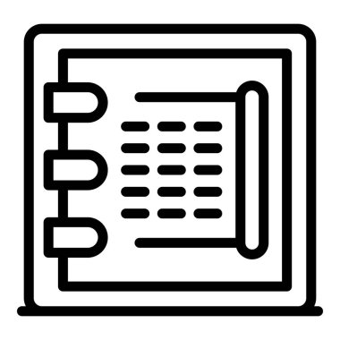 Noter defteri simgesi, özet biçimi