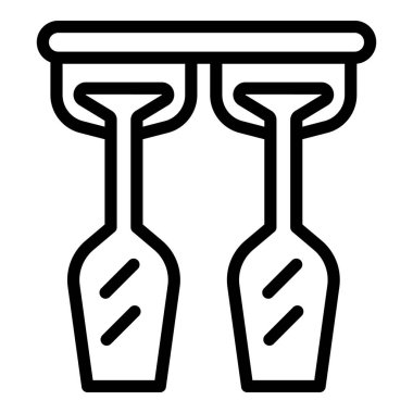 Cam simge askısı, taslak biçimi