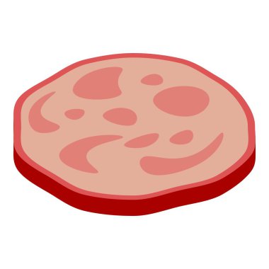 Pazar sosisi simgesi, izometrik biçim