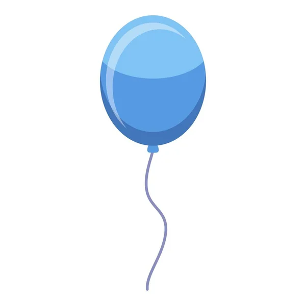 Ícone de balão de festa de escritório, estilo isométrico — Vetor de Stock