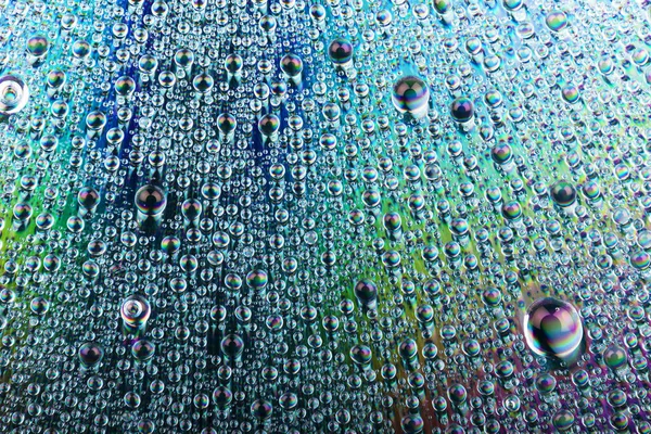 Water Druppels Kleurrijke — Stockfoto