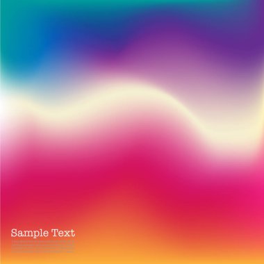 Colorful Gradient Mesh Abstract Background. clipart