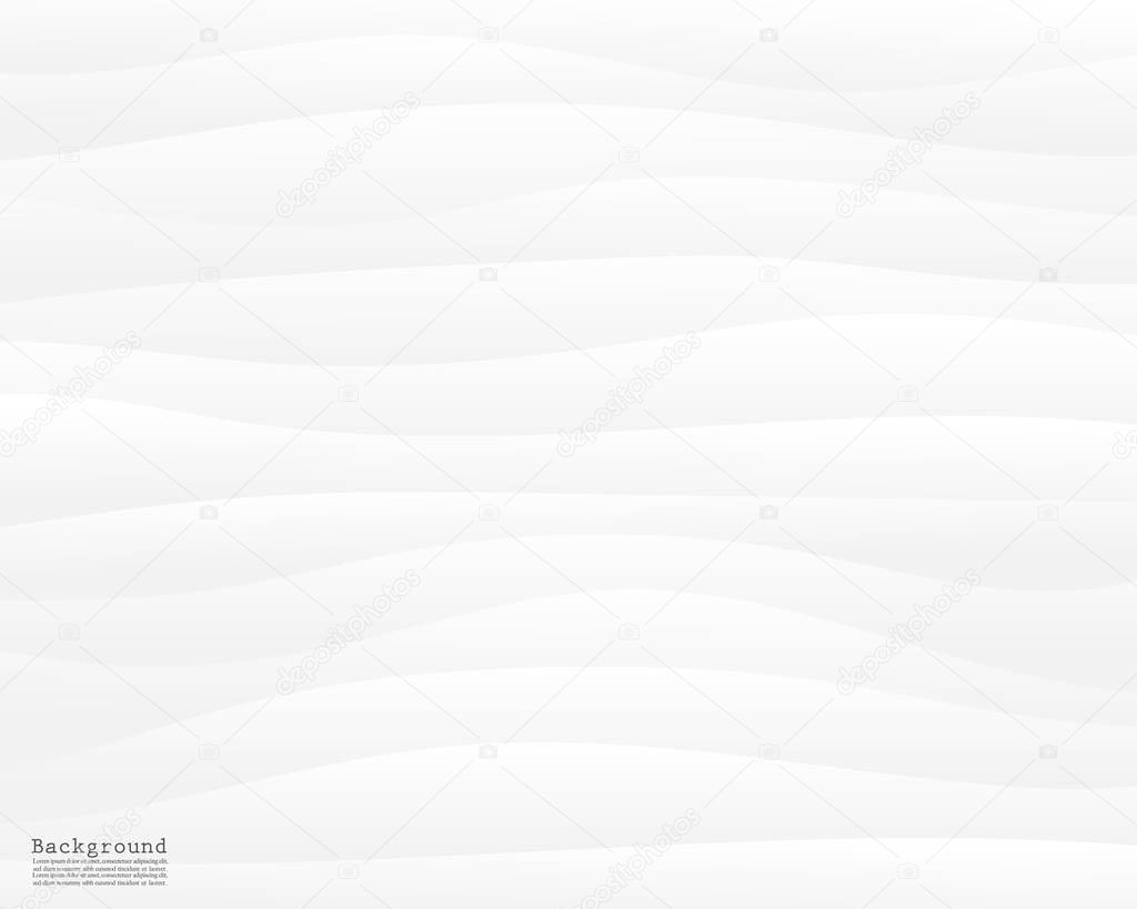 Abstract Background With Perspective. White Soft Texture. 