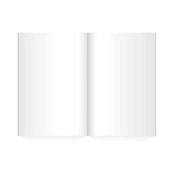 Vektor Blanko Magazin auf weißem Hintergrund. — Stockvektor