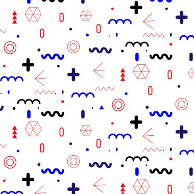 Düz geometrik desen.