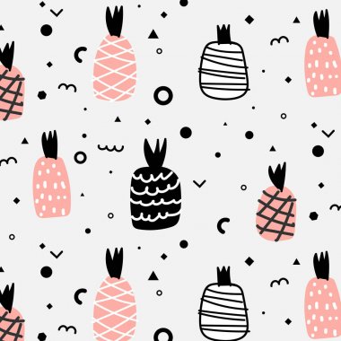 Geometrik öğeleri düz desen.