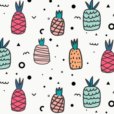 Geometrik öğeleri düz desen.