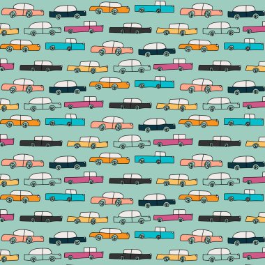 Vektör araçları ile desen. 