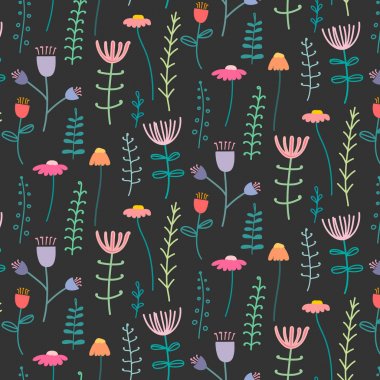 Zarif güzel çiçek desenle. 