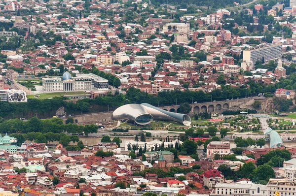 Panoramisch uitzicht. Tbilisi, Georgië. — Stockfoto