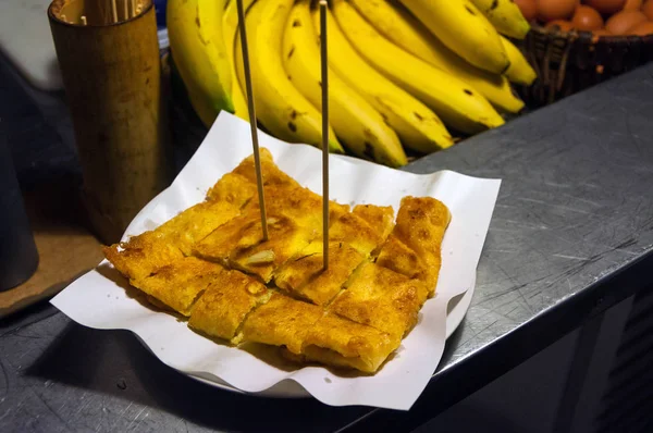 Delicious Thai banana pancake — Stock Photo, Image