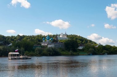 Güzel panoramik manzarasına Gorokhovets yaz aylarında. Rusya