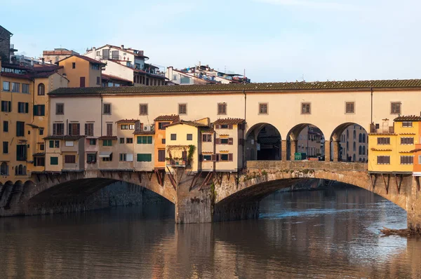 Η γέφυρα Ponte Vecchio στη Φλωρεντία, Ιταλία — Φωτογραφία Αρχείου