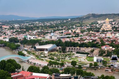 Güzel panoramik Tiflis, Gürcistan