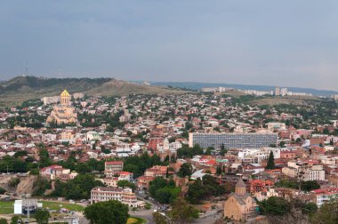 Güzel panoramik Tiflis, Gürcistan