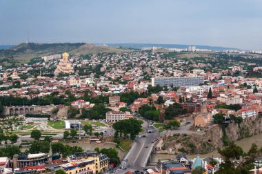 Güzel panoramik Tiflis, Gürcistan