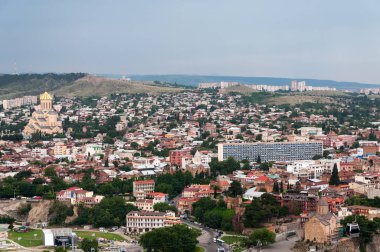Güzel panoramik Tiflis, Gürcistan