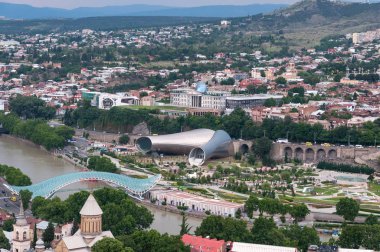 Güzel panoramik Tiflis, Gürcistan
