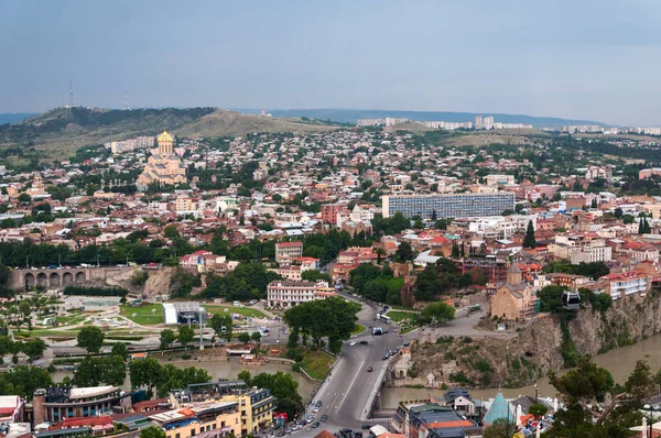 Güzel panoramik Tiflis, Gürcistan