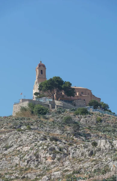 Manastır ve kale Cullera, Valencia, İspanya.