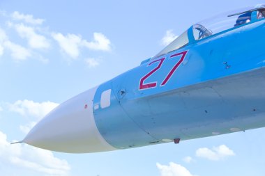 Gökyüzünde Rus askeri uçak