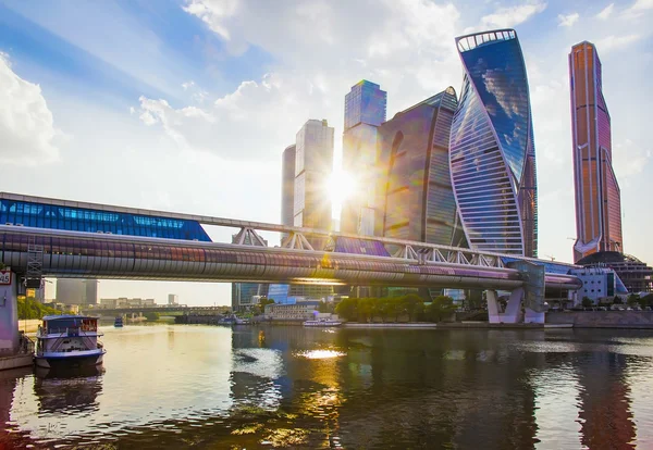 Geschäftszentrum Moskau - Stadt — Stockfoto