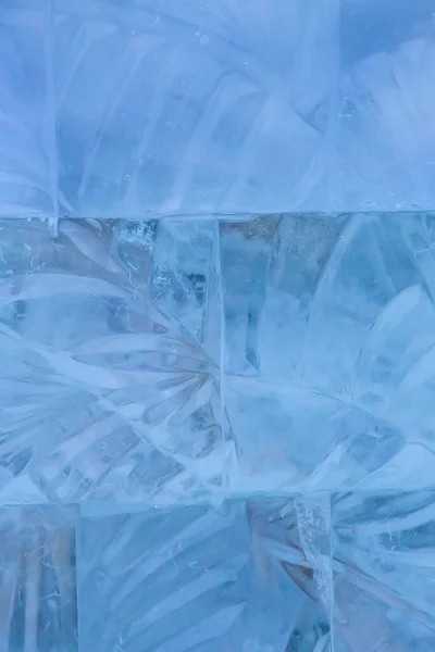 Hielo wal transparente — Foto de Stock