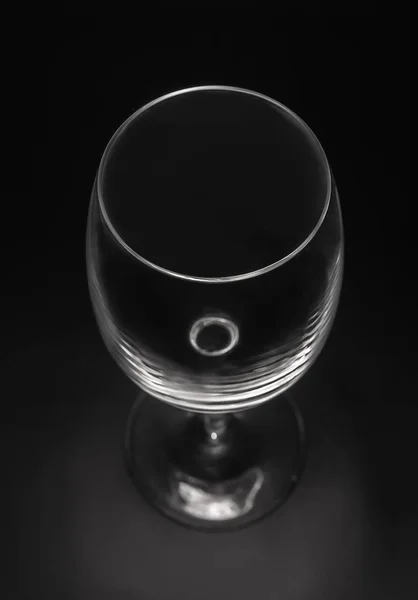 Vaso de vino vacío — Foto de Stock