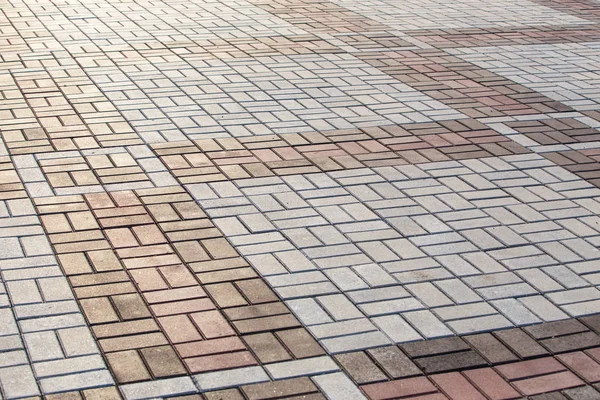 Paving slabs of  rhombic form — Stock Photo, Image