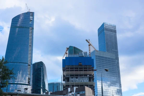 Buildings of Moscow business center Moscow - city — Stock Photo, Image