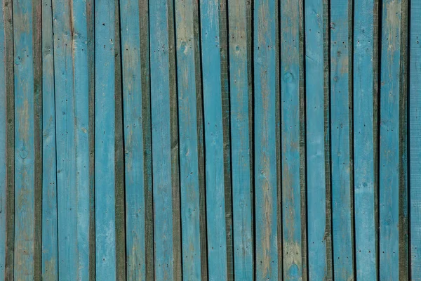 Eski Ahşap Tahtalar Mavi Boyayla Boyanmış Arkaplan — Stok fotoğraf