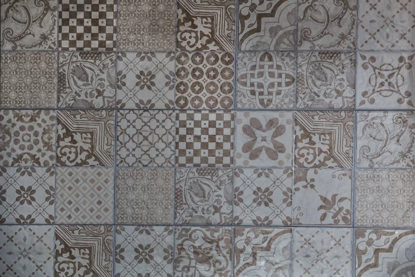 Ceramic Tiles Variety Patterns Background — Stock Photo, Image