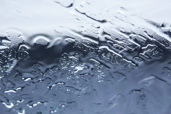 Glass Raindrops Close Background — Stock Photo, Image