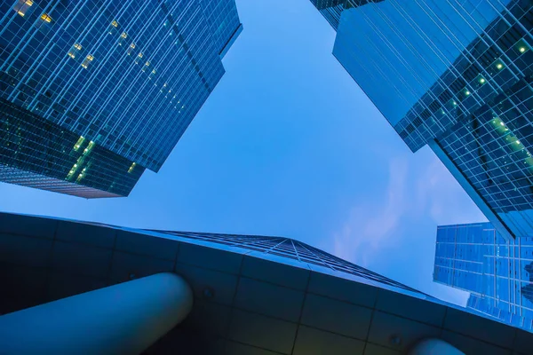 Edificios Del Moderno Centro Negocios — Foto de Stock