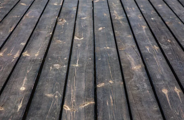 Black Pine Boards Background Close — Stock Photo, Image