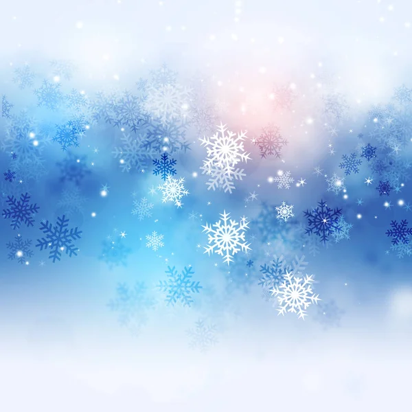 Winter Charming Snow Background — Stock Photo, Image