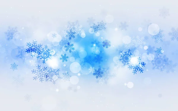 Blauer Urlaub Schnee Hintergrund — Stockfoto