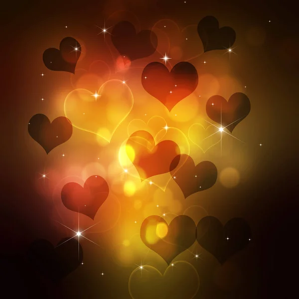 Krásný rozmazaný srdce — Stock fotografie