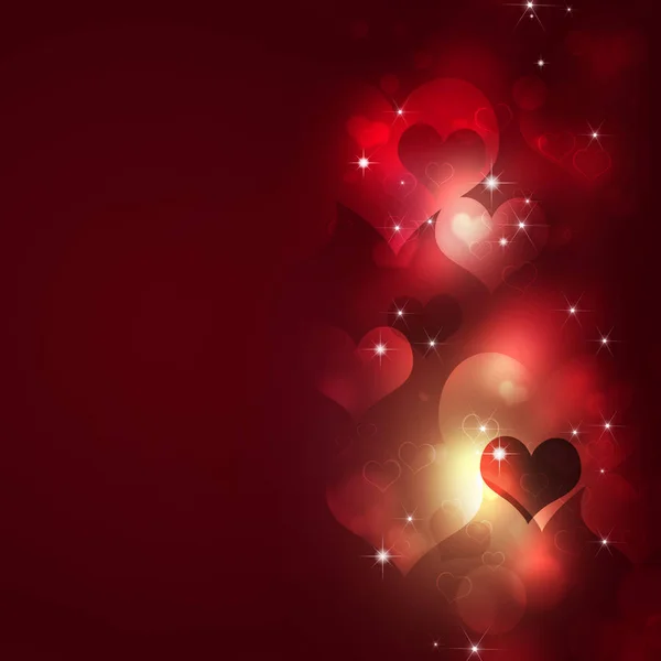 Rozmyte Hearts-Valentine — Zdjęcie stockowe