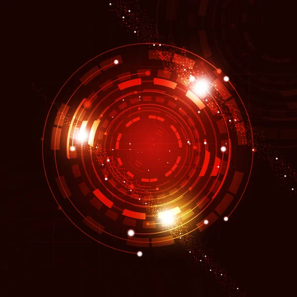 Abstracte cirkel rode achtergrond — Stockfoto