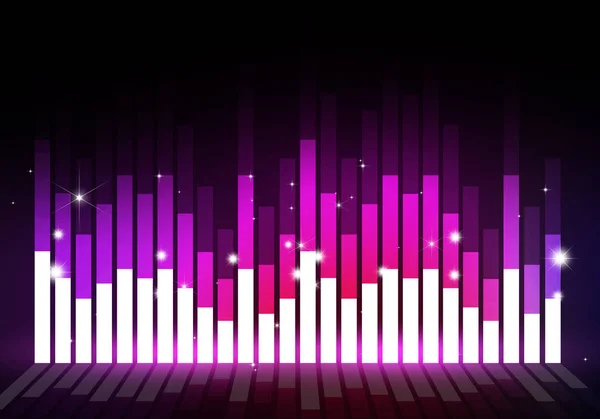 Party Event musik Equalizer — Stockfoto