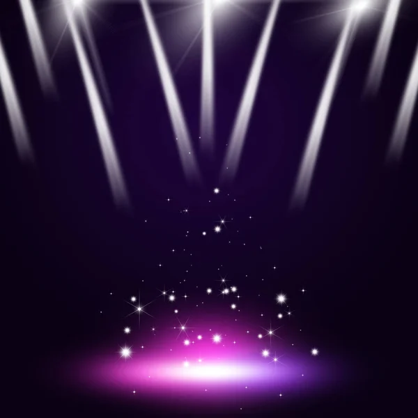 Luzes de palco de música — Fotografia de Stock