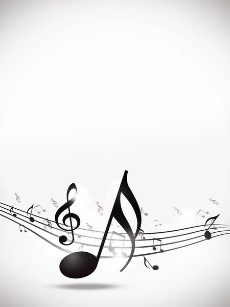 Music Notes Bright Background — Stock Photo, Image