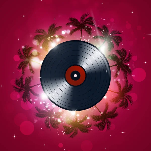 Tropikal yaz müzik Poster